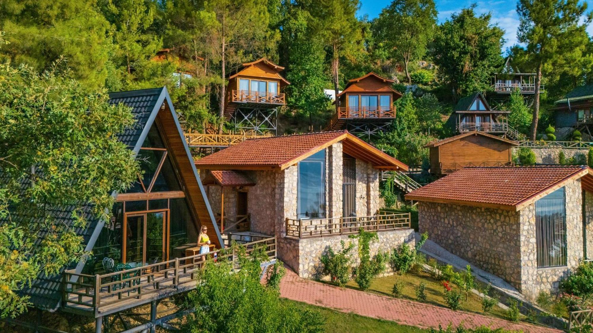 Отель Botanik Goel Evleri Bucak Экстерьер фото